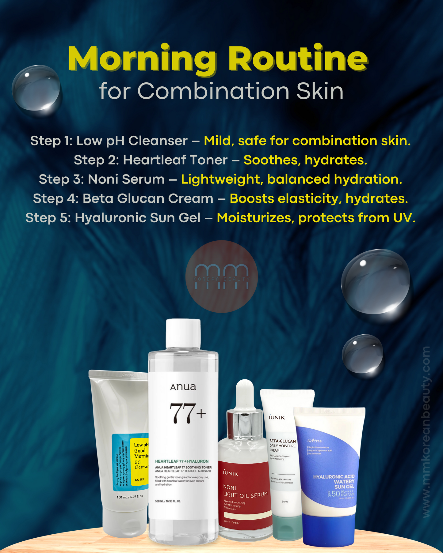 Morning Routine For Combination Skin