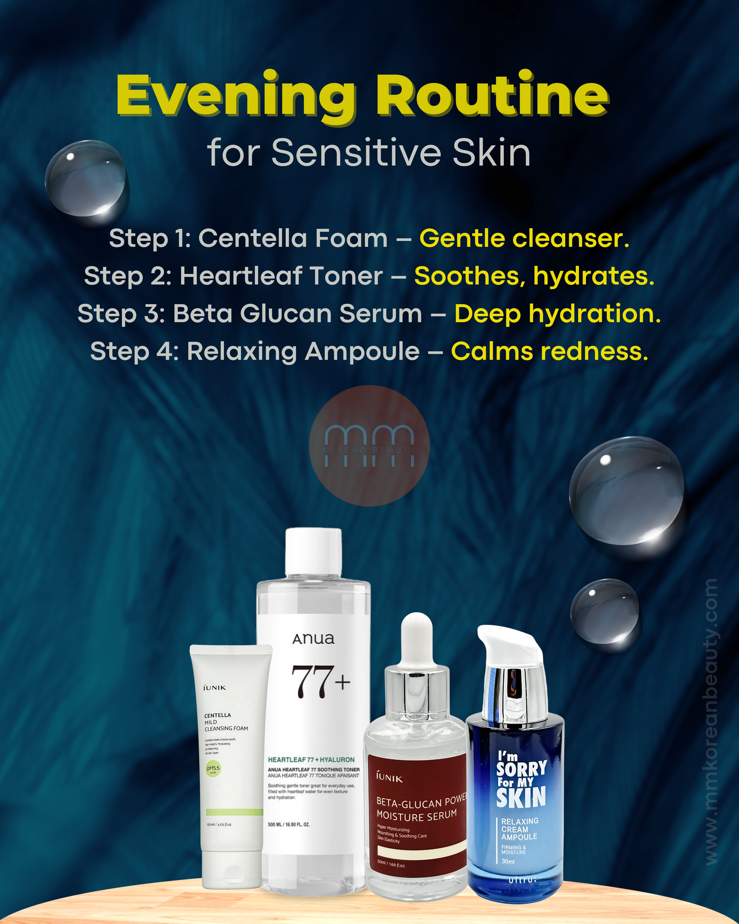 Evening Routine for Sensitive Skin