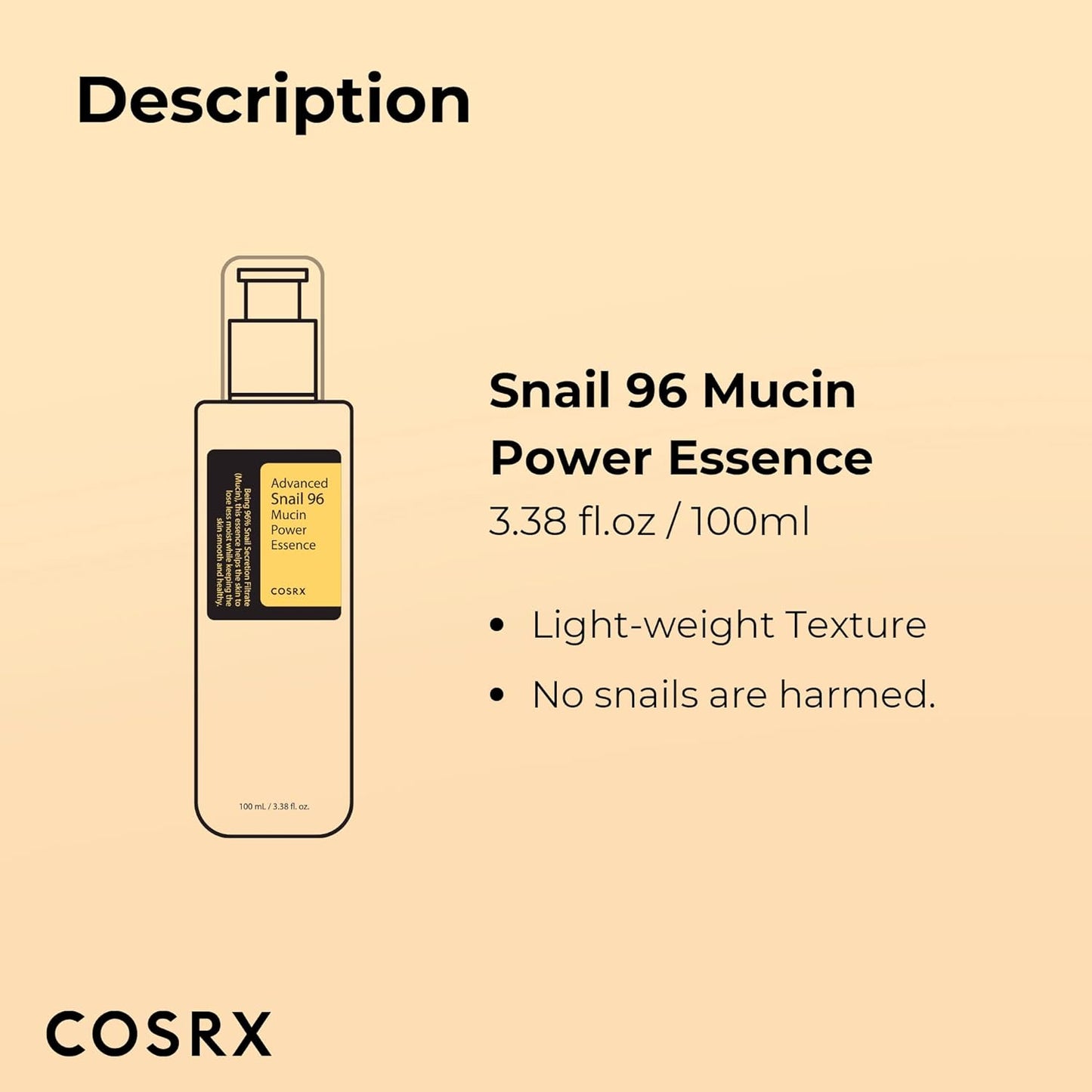 COSRX Advance Snail 96 Mucin Power Essence 100ml