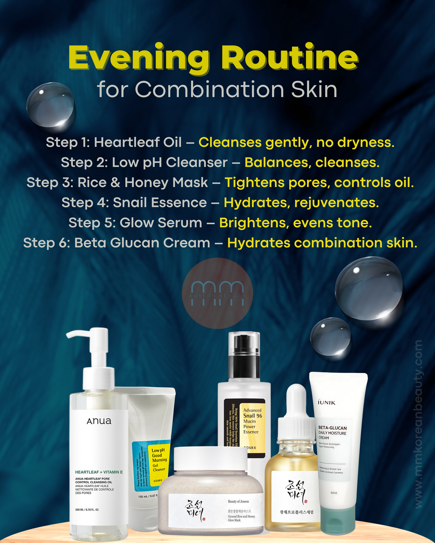 Evening Routine For Combination Skin