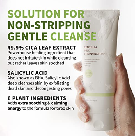 Centella Mild Cleansing Foam - 120ml