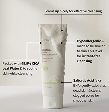 Centella Mild Cleansing Foam - 120ml